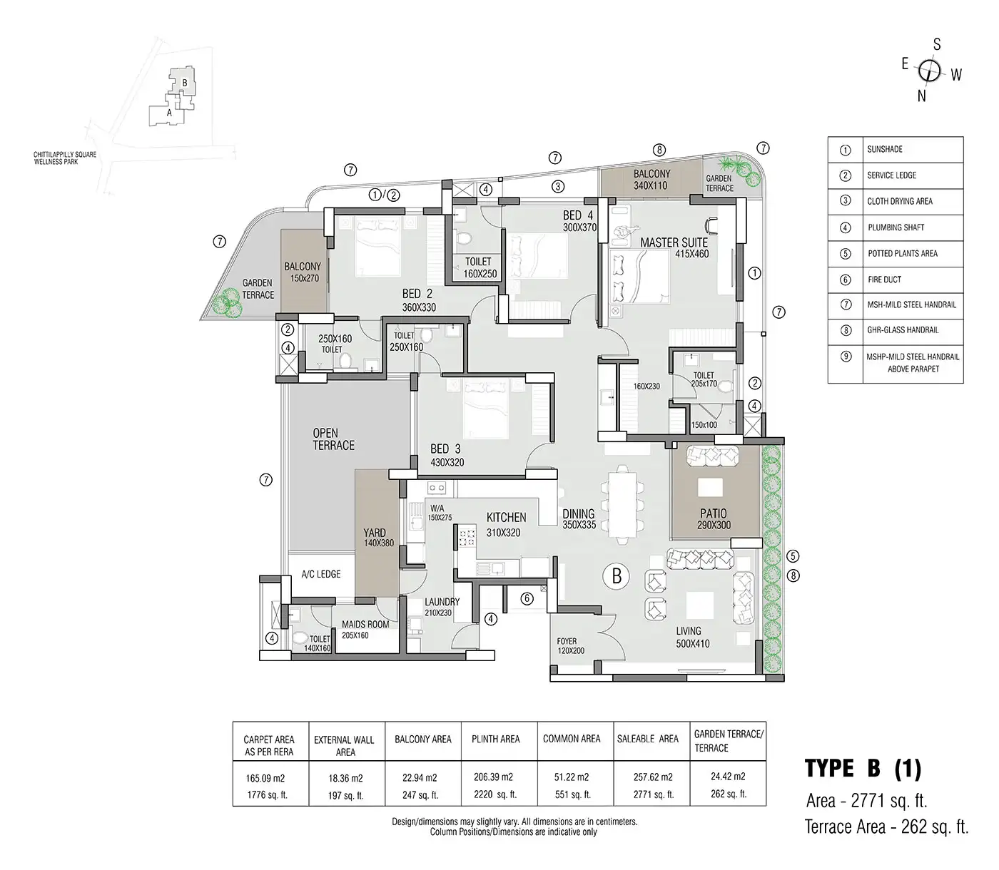Sameera Universe residential plot layout preview